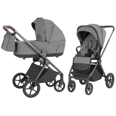 Коляска 2 в 1 Carrello Ultra 2026 CRL-6527 Metal Grey 01